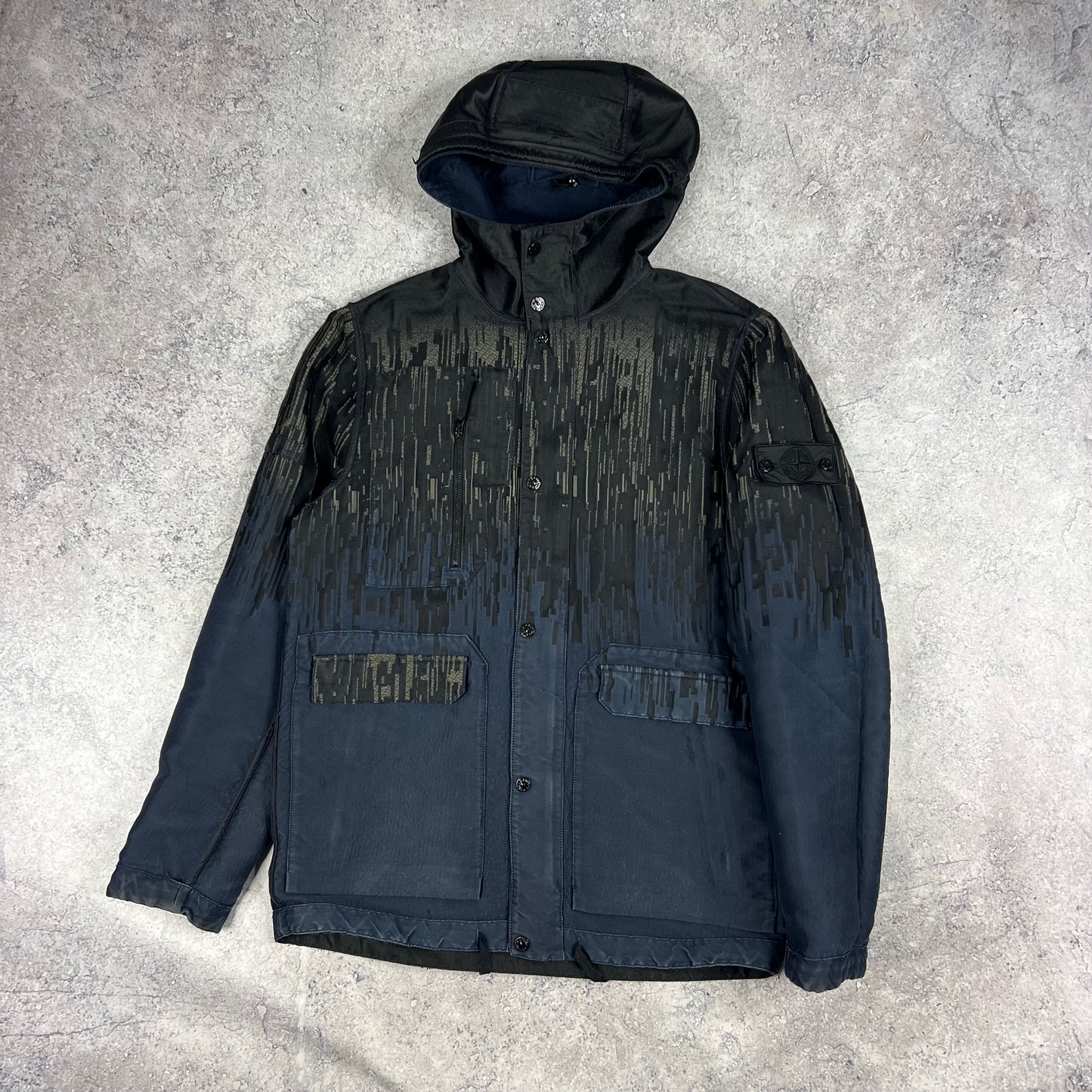Stone Island Shadow Big Loom Reversible Jacket Large 22.5”