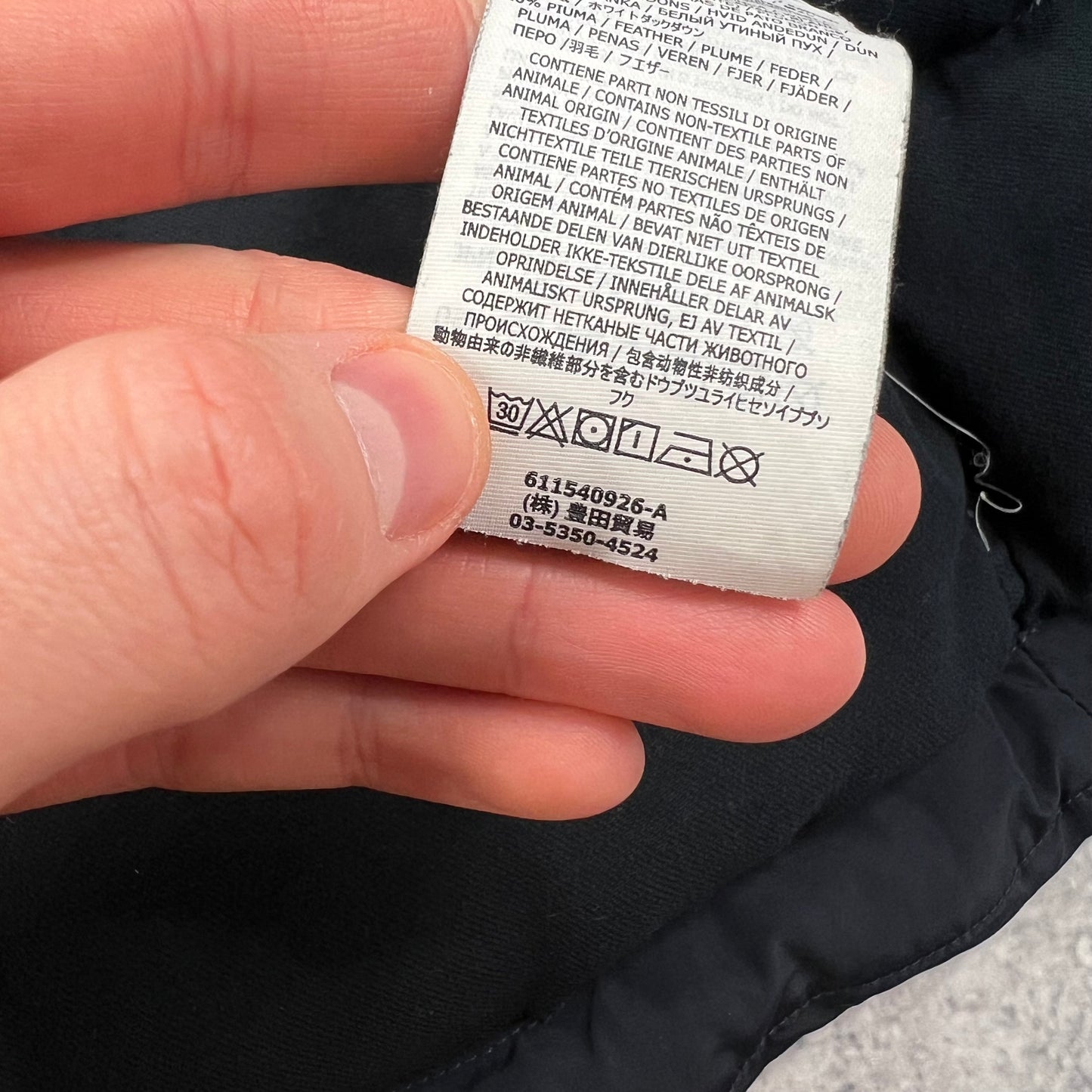 Stone Island Navy Micro Reps Down Parka Medium 23”