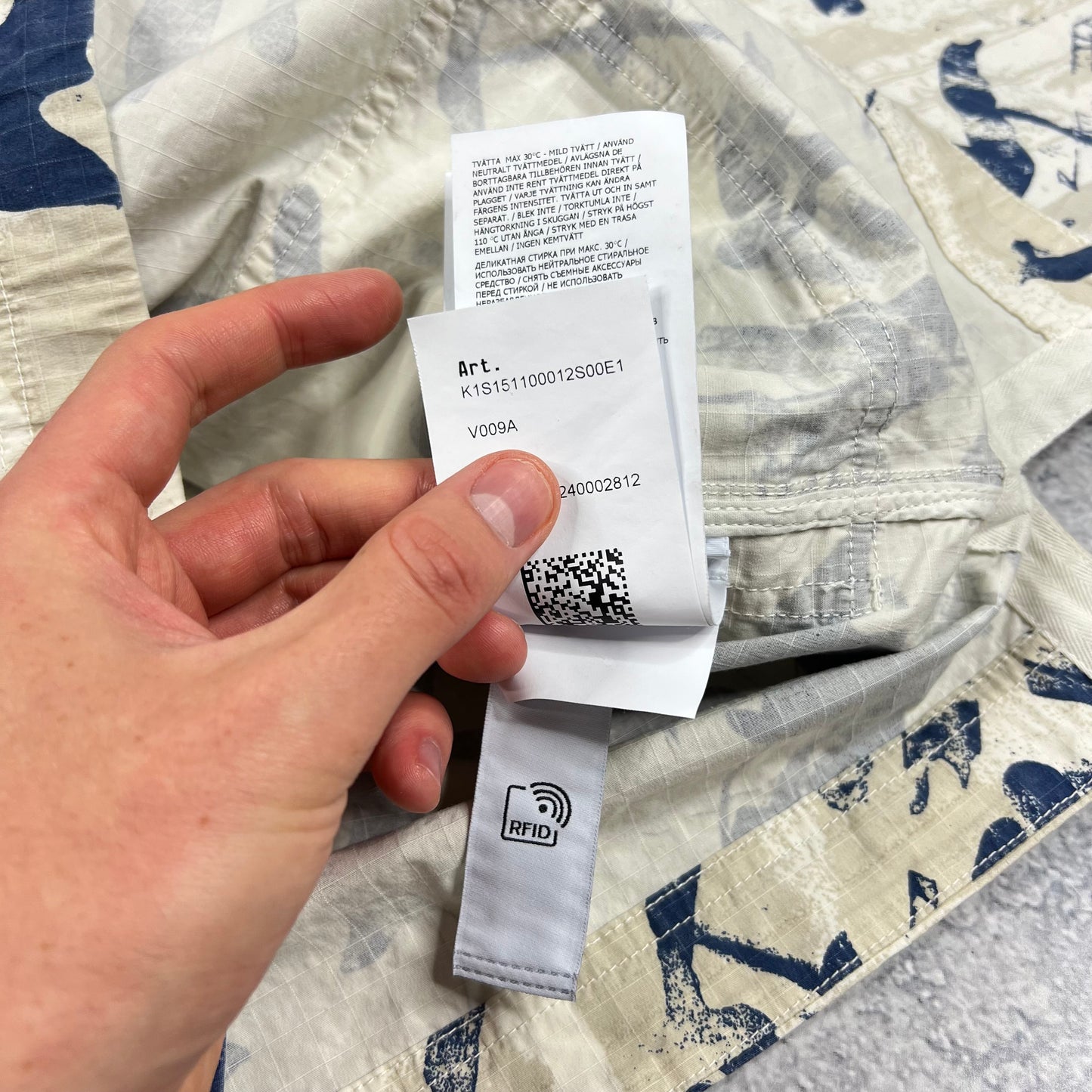 Stone Island Scan Camo Ripstop Shirt BNWT