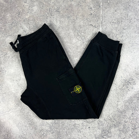 Stone Island Black Joggers Large 34”