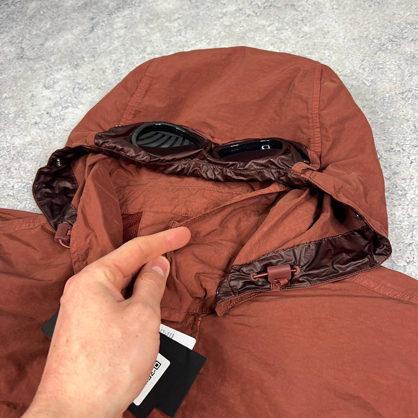 CP Company Flatt Nylon Goggle Jacket Large 23.75” BNWT