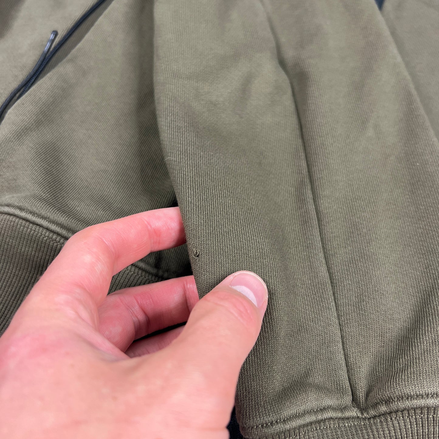 CP Company Khaki FZ Lens Sweatshirt Medium 21”