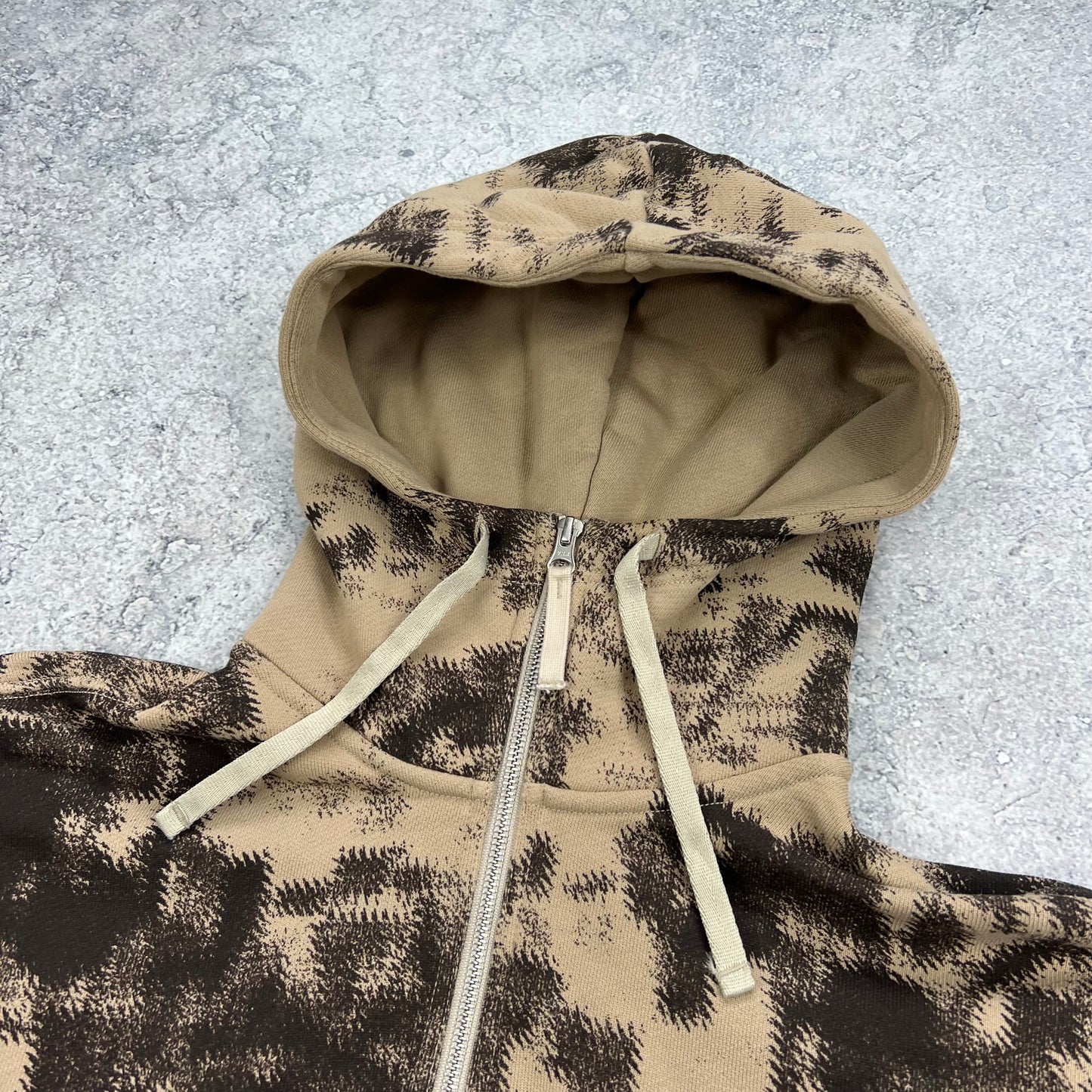 Stone Island Earth Camo Half Zip Hoodie XL 25” BNWT