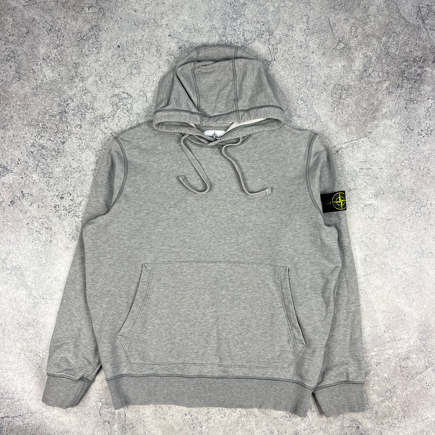 Stone Island Grey Pullover Hoodie XL 26”