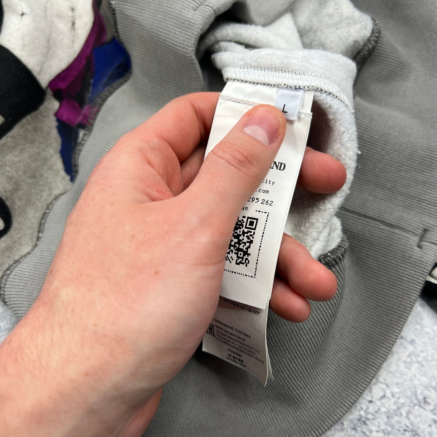 Stone Island Multi Logo Sweatshirt Large 23.5”