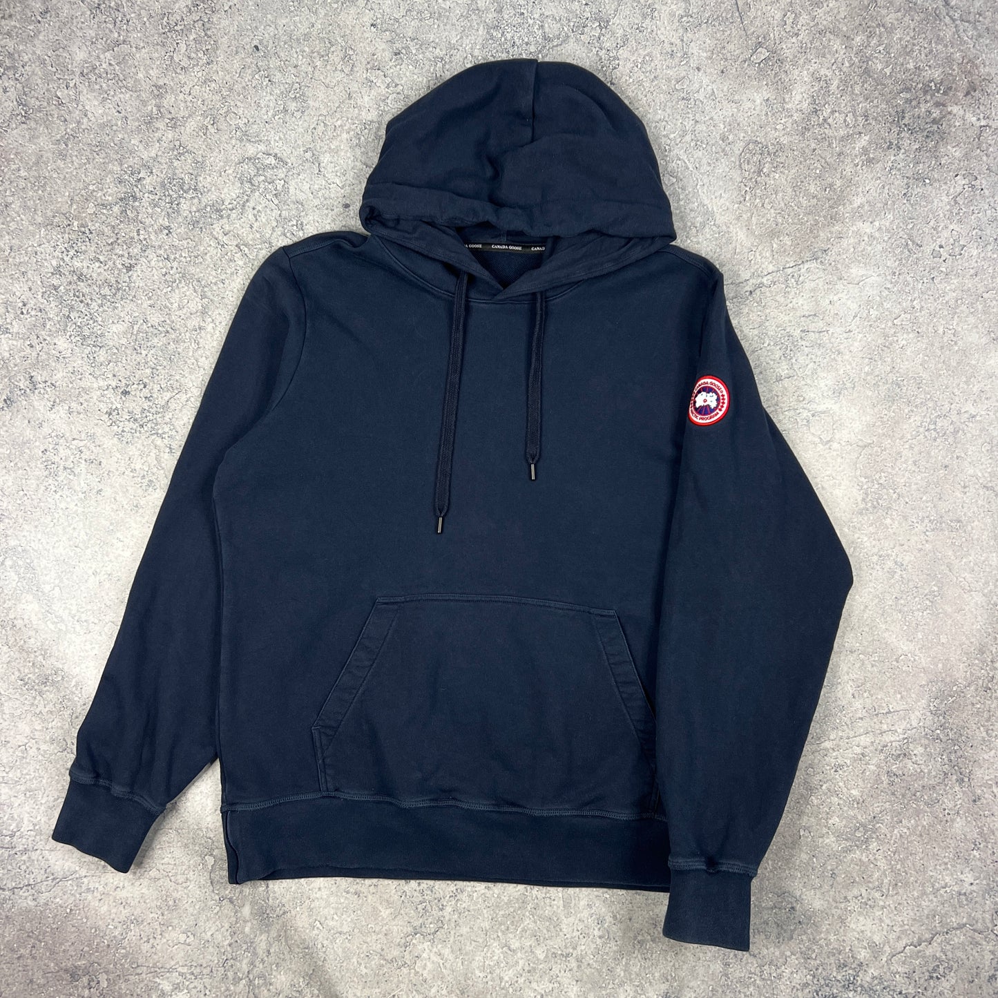 Canada Goose Navy Pullover Hoodie Large 24.5”