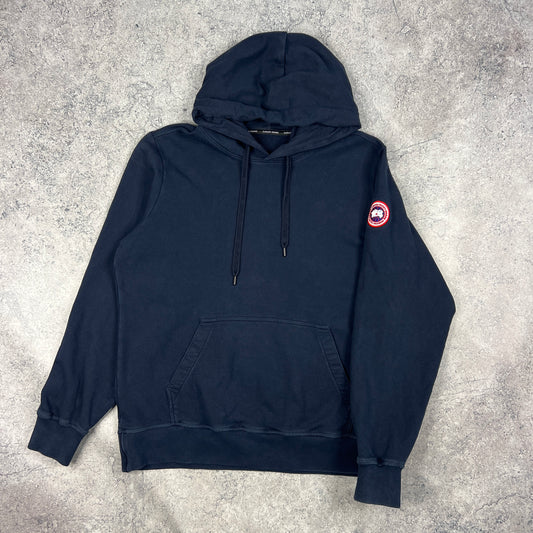 Canada Goose Navy Pullover Hoodie Large 24.5”