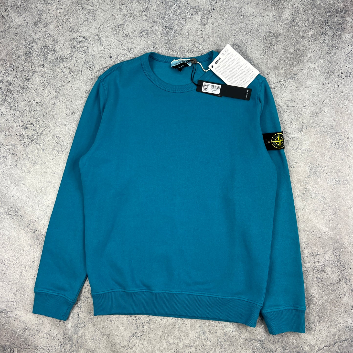 Stone Island Blue Sweatshirt Large 22.5” BNWT