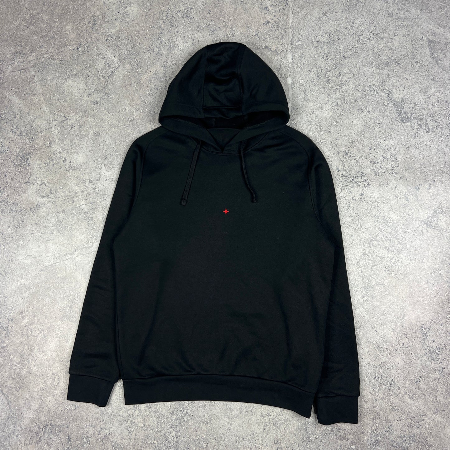 Stone Island Black Marina Hoodie Medium 22”