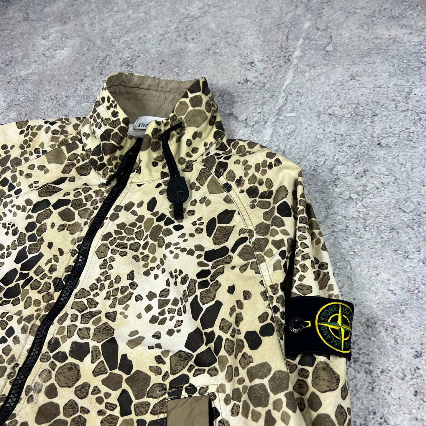 Stone Island Alligator Camo Jacket Large 23.5”