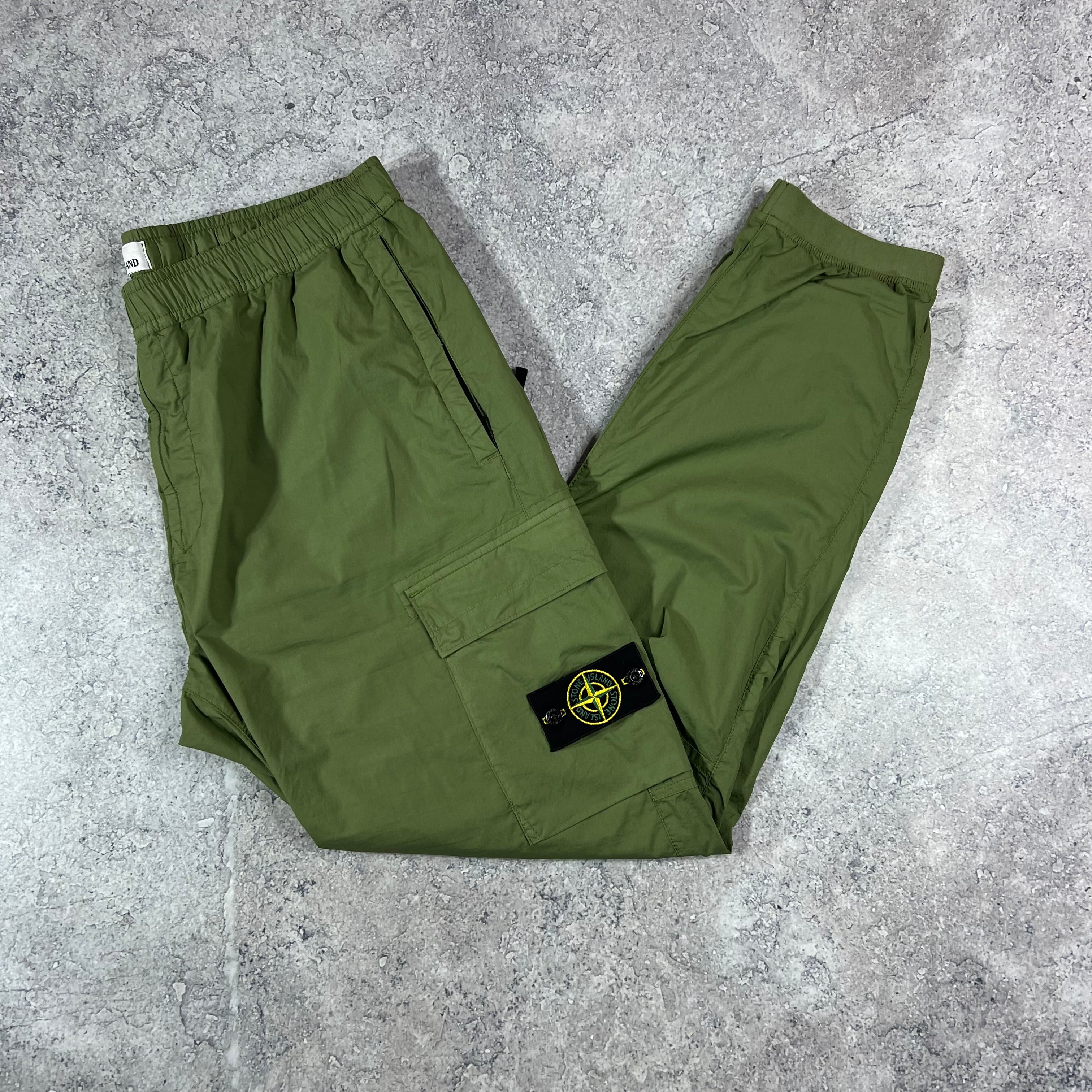 Stone island clearance cuffed cargo pants