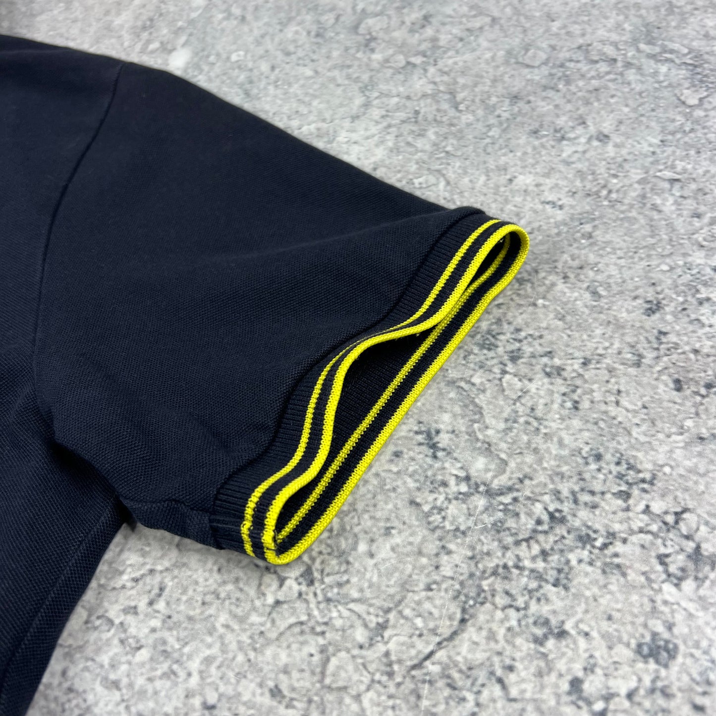 Stone Island Navy Polo Shirt Medium Slim Fit 19”
