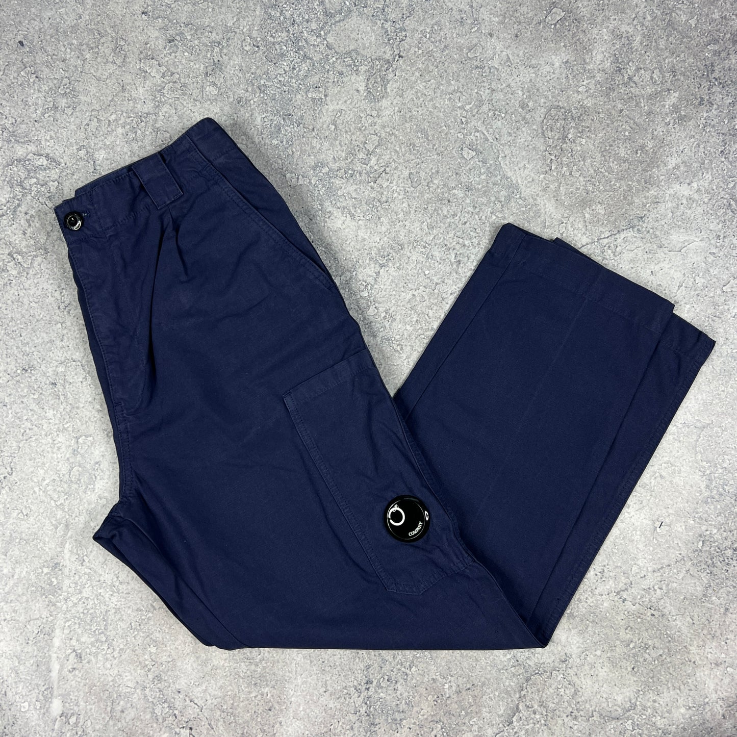 CP Company Blue Lens Cargo Trousers W30”