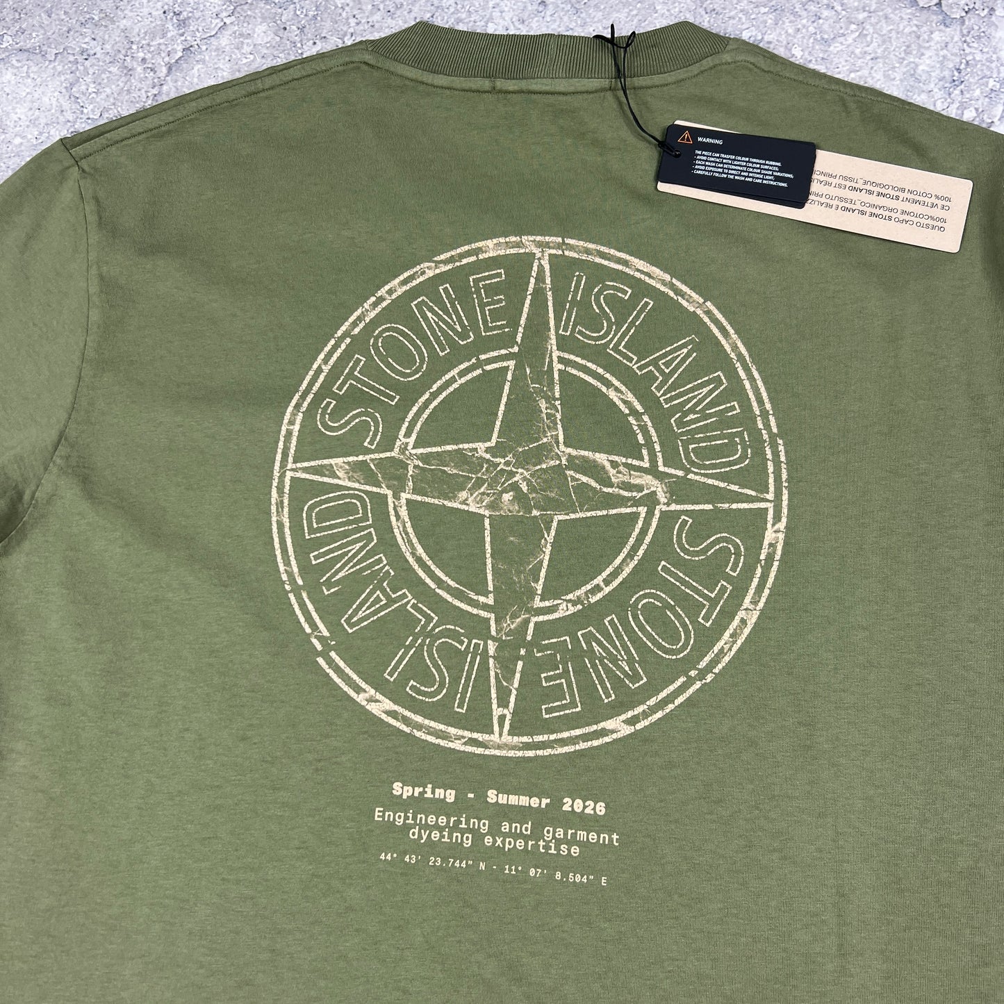 Stone Island Green Compass T-Shirt BNWT