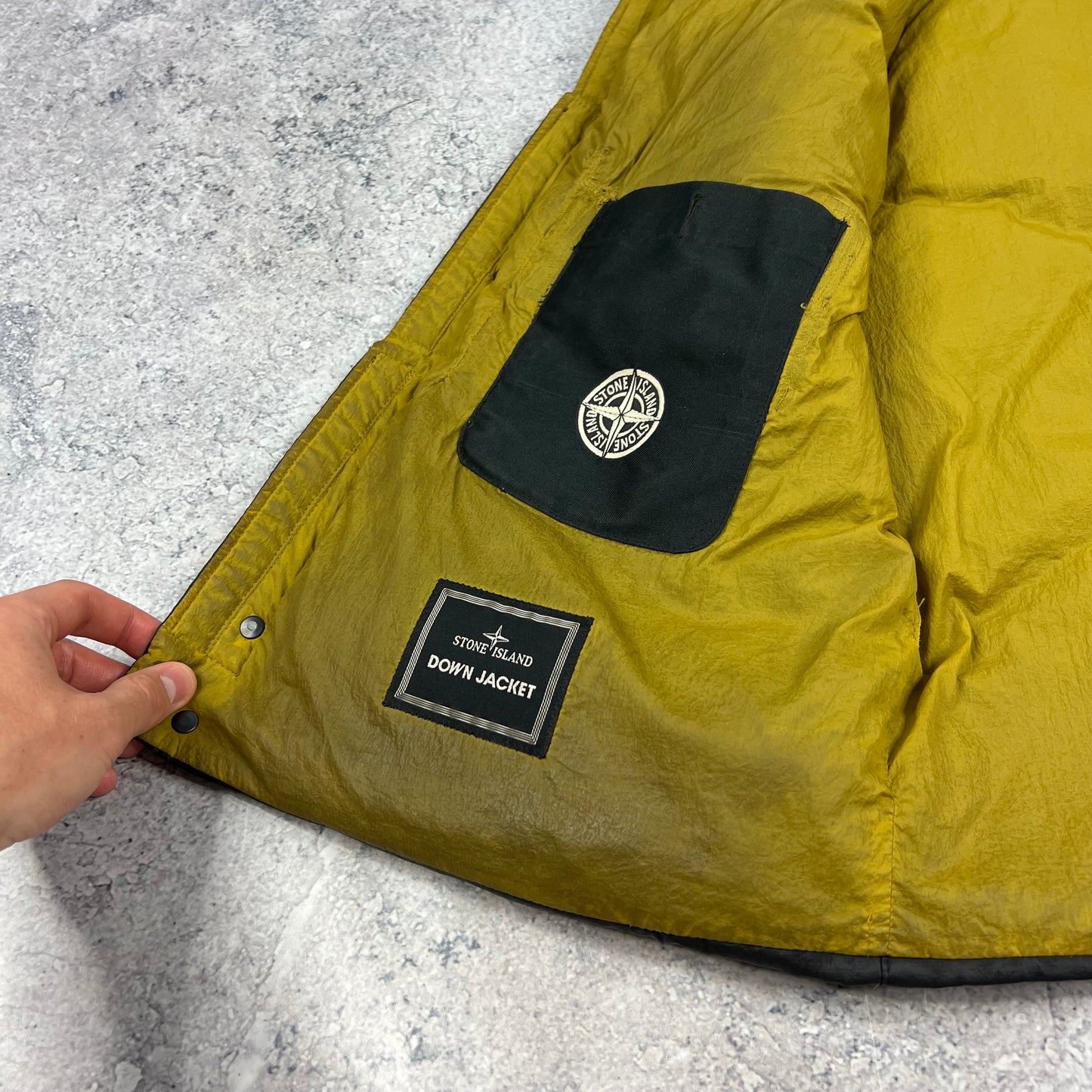 Stone Island Black Shadow Project Down Gilet Large 22.25”