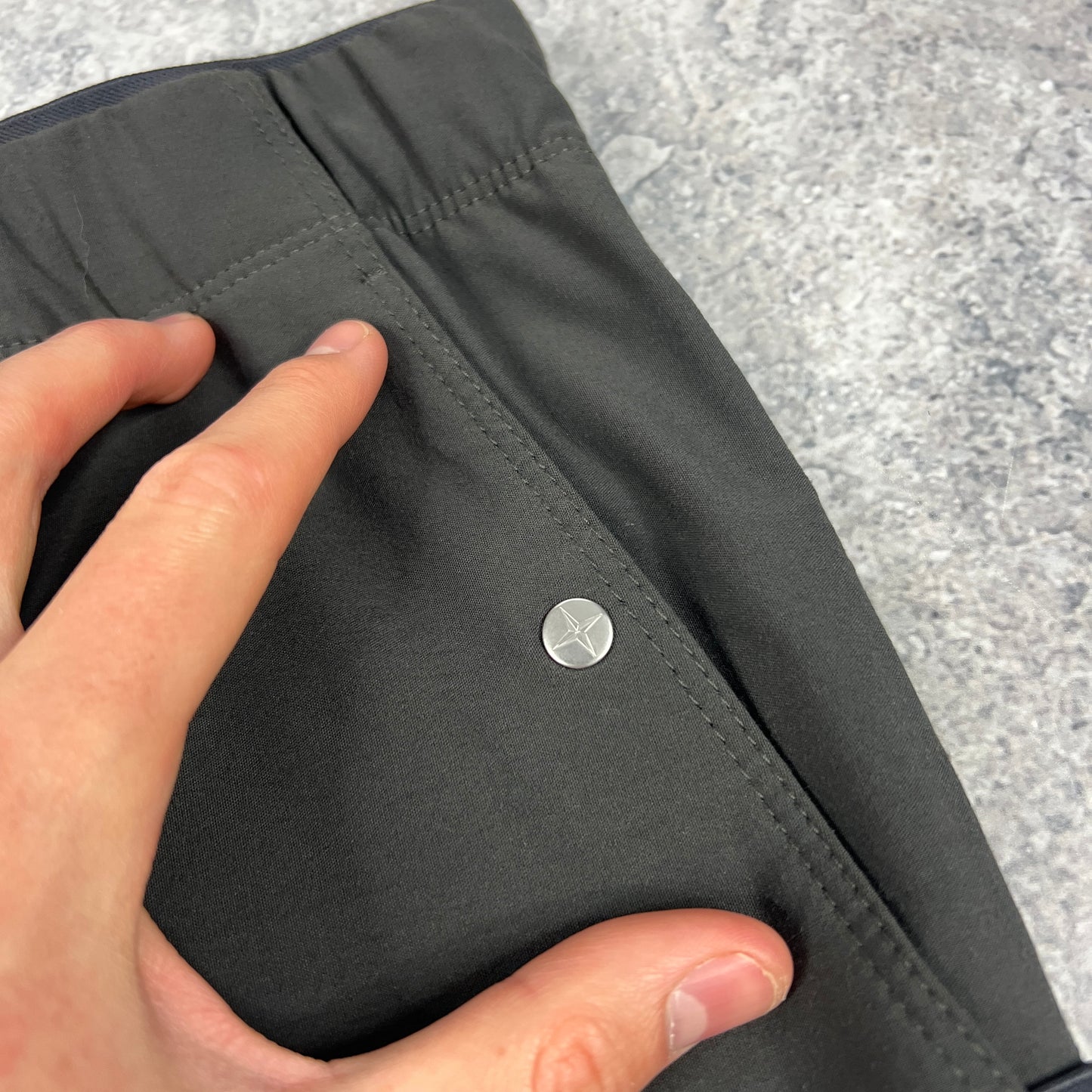 Stone Island Dark Grey Stellina Cargo Trousers W38-40”
