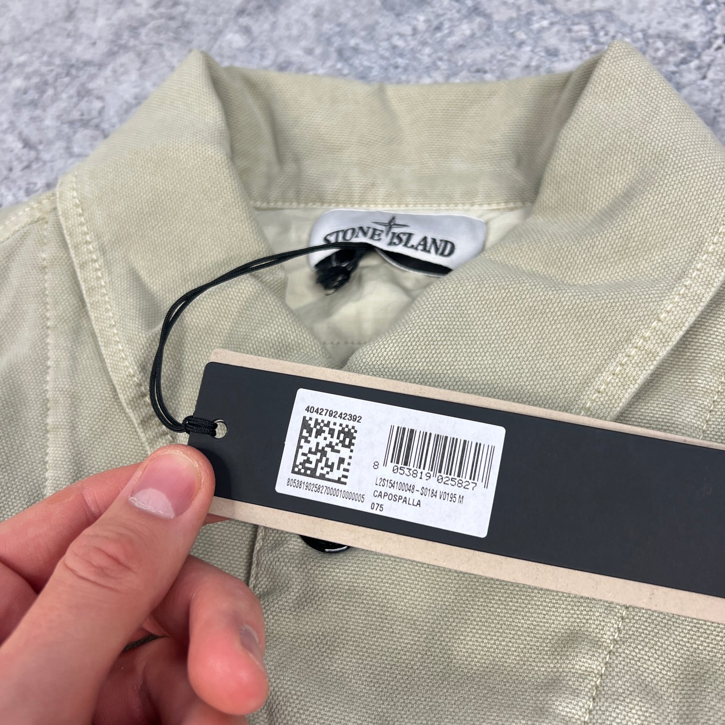 Stone Island Cotton Panama ‘Old Effect’ Jacket Medium 24.5” BNWT