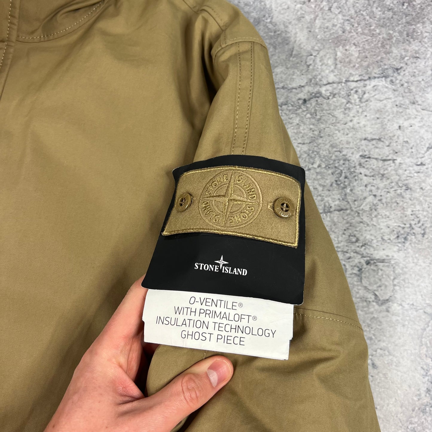 Stone Island Ghost O-Ventile Primaloft Jacket Large 25” BNWT