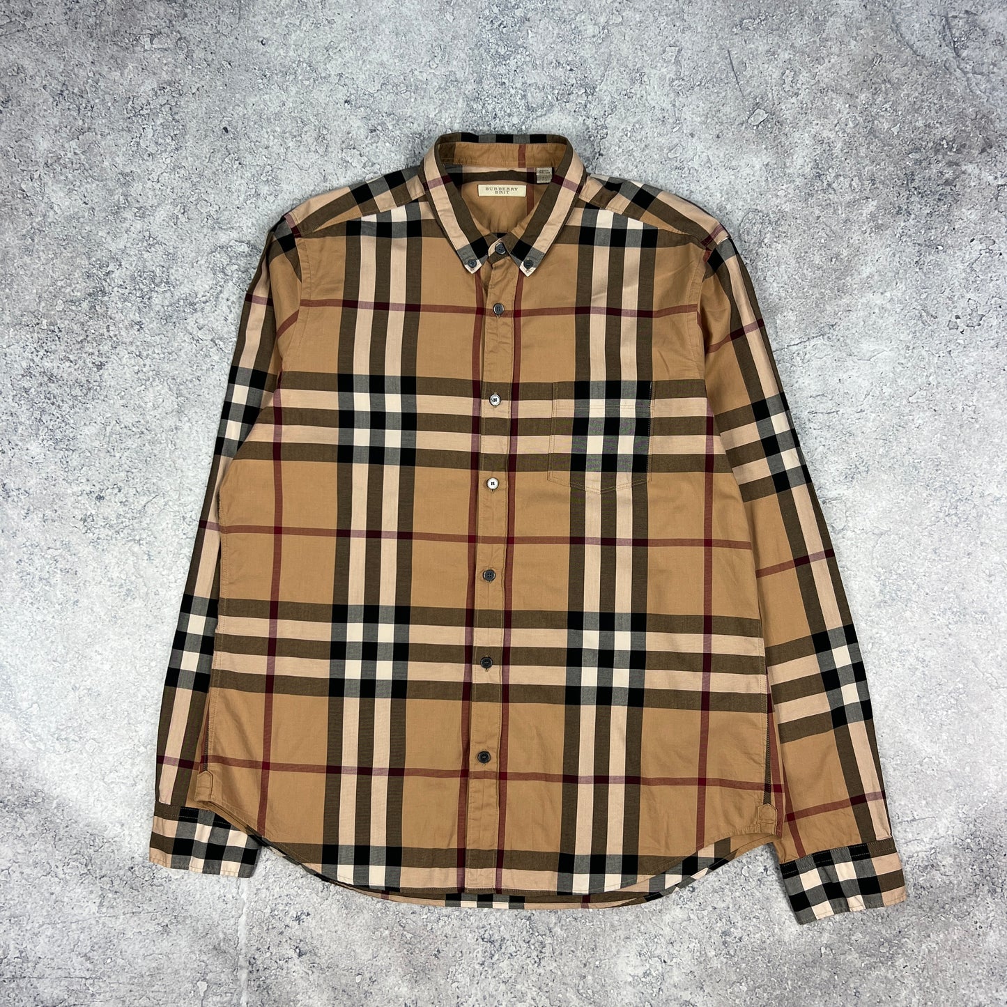 Burberry Novacheck Shirt XL 24”