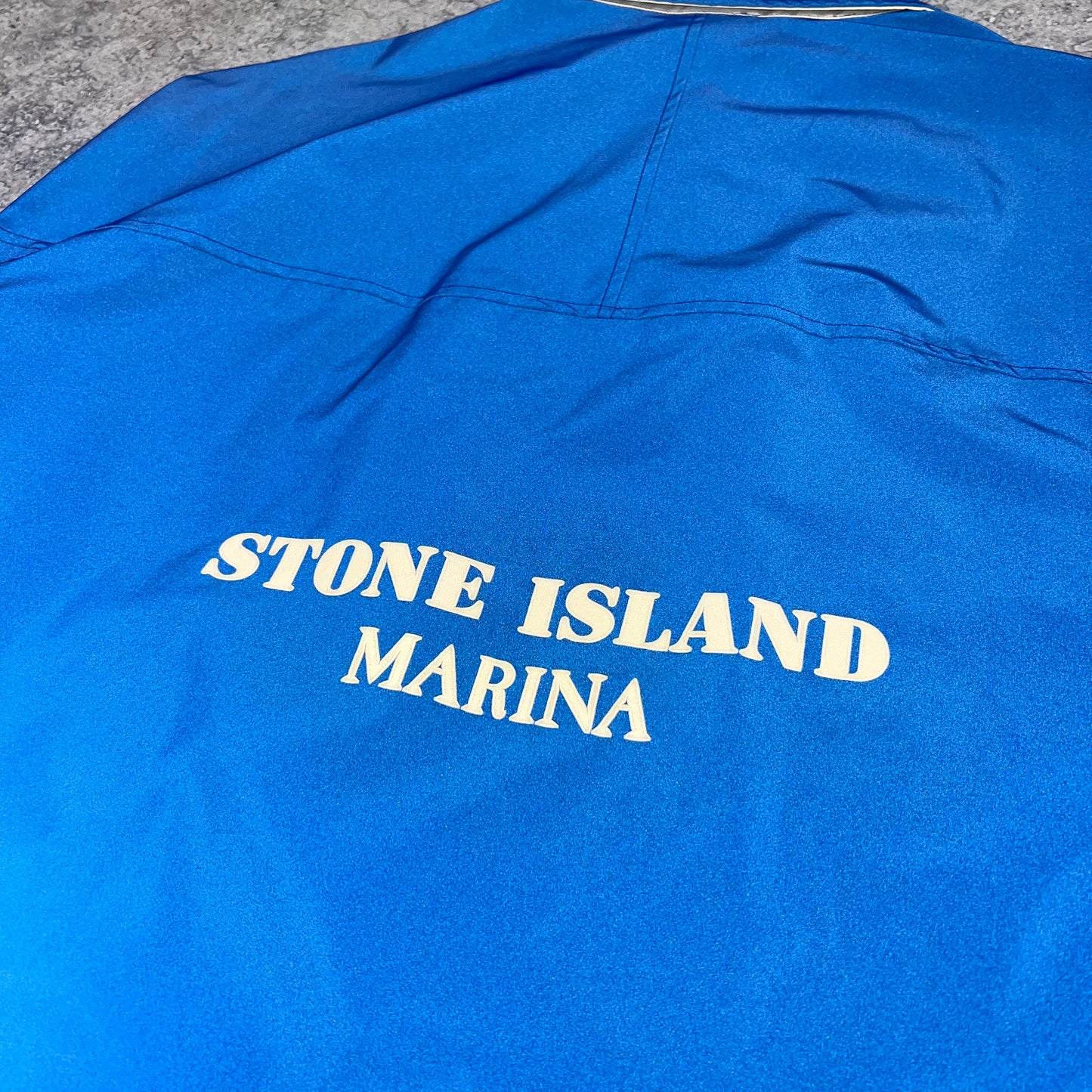 Stone Island Marina Plated Reflective Jacket Large 25.5” BNWT