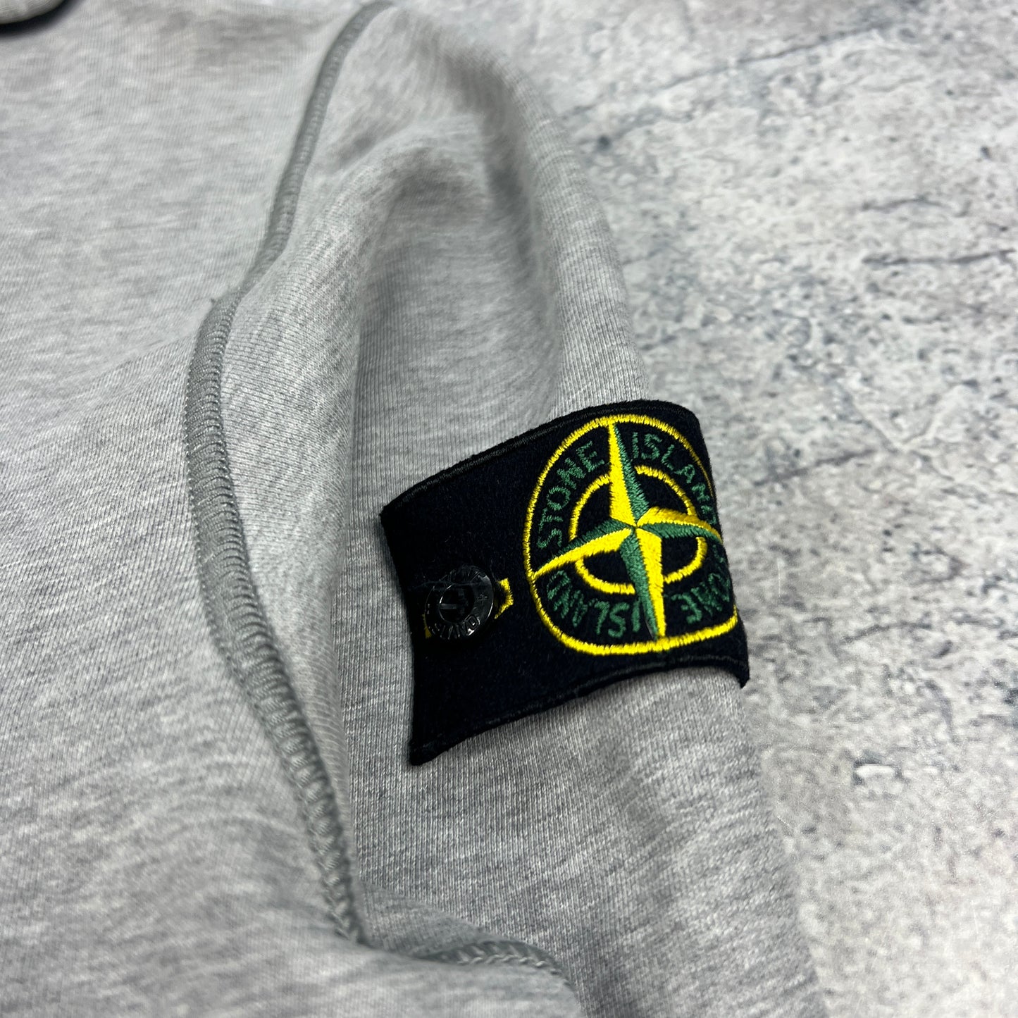 Stone Island Grey Pullover Hoodie XL 26”