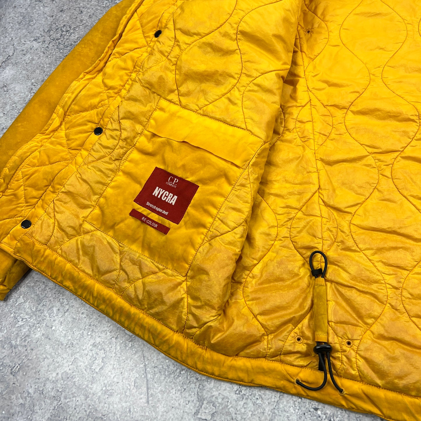 CP Company Yellow Re-Colour Nycra Jacket Size 52- XL 24”