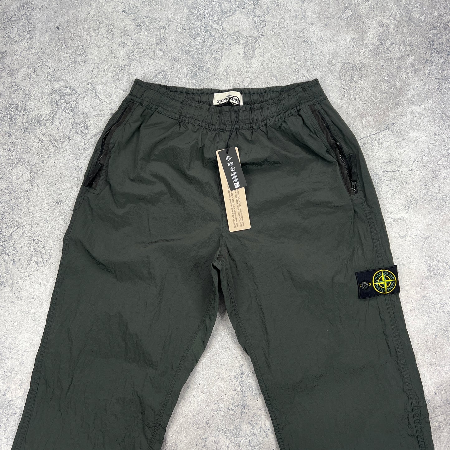 Stone Island Green Nylon Metal Cargo Trousers W30-32” BNWT