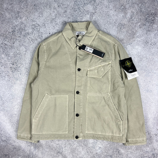 Stone Island Cotton Panama ‘Old Effect’ Jacket Medium 24.5” BNWT