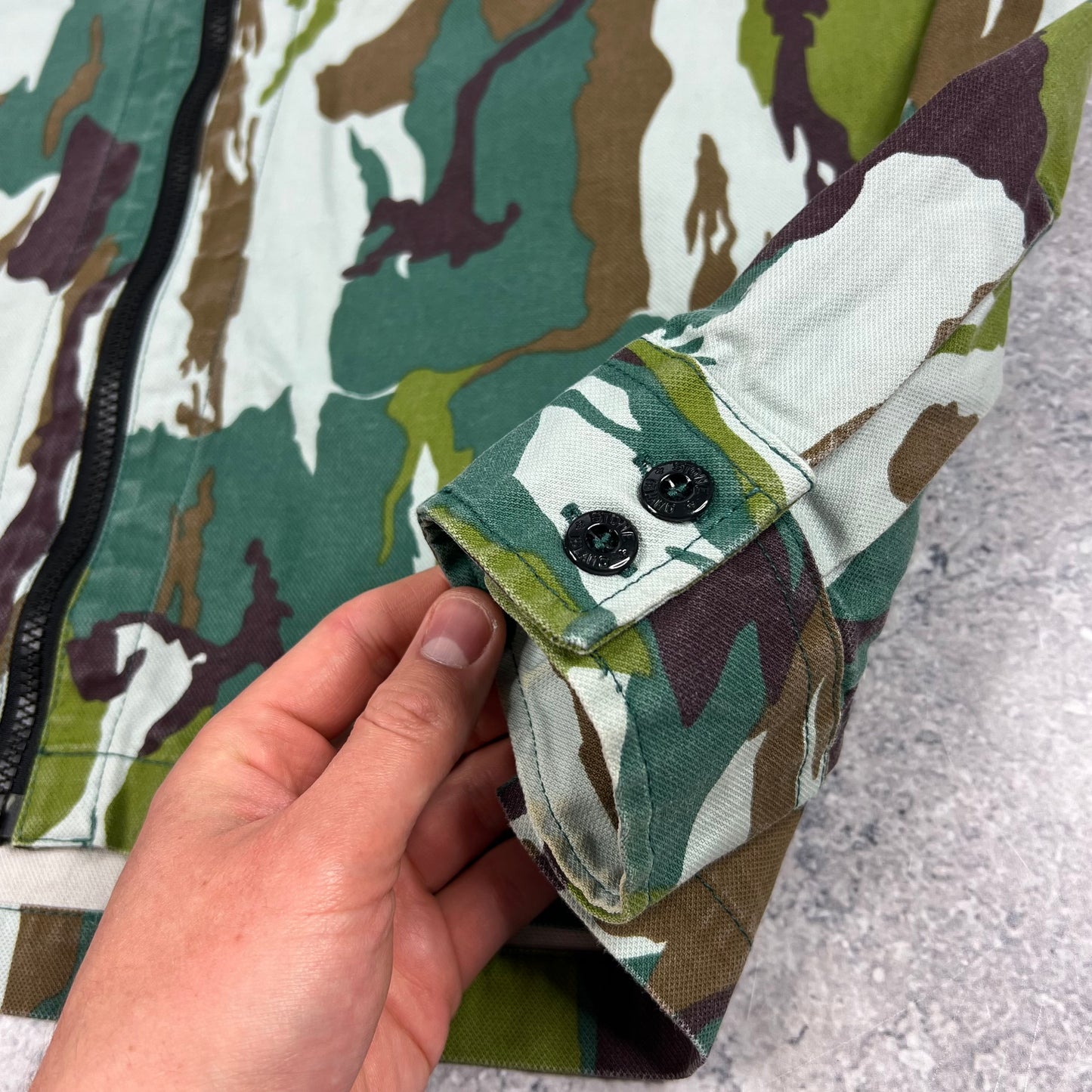 Stone Island Flowing Camo Overshirt Medium 20.75”