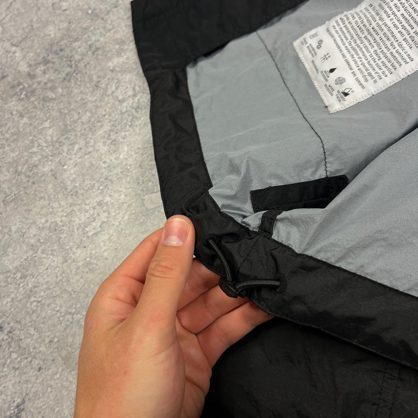 Stone Island Black Membrana Jacket Medium 23.25” BNWT