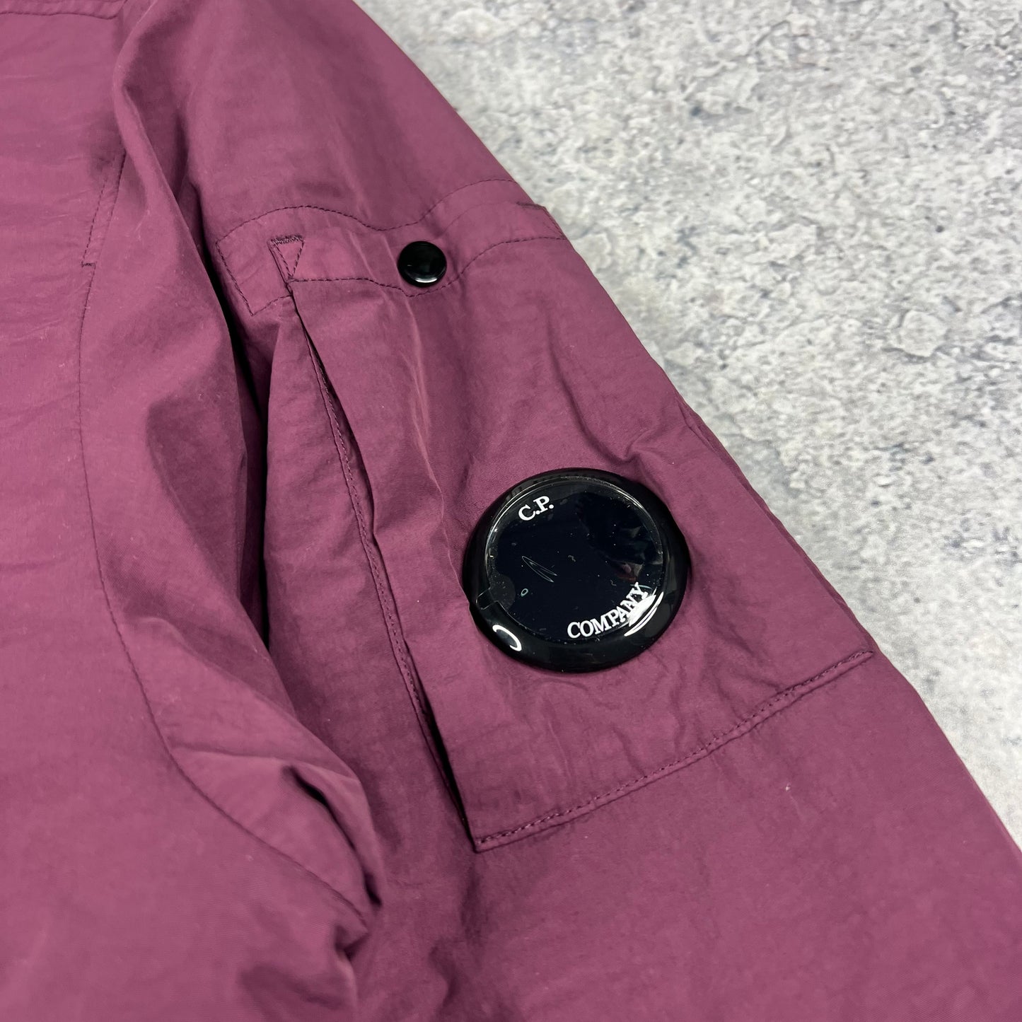 CP Company Burgundy Flatt Nylon Primaloft Jacket Large 23.5” BNWT