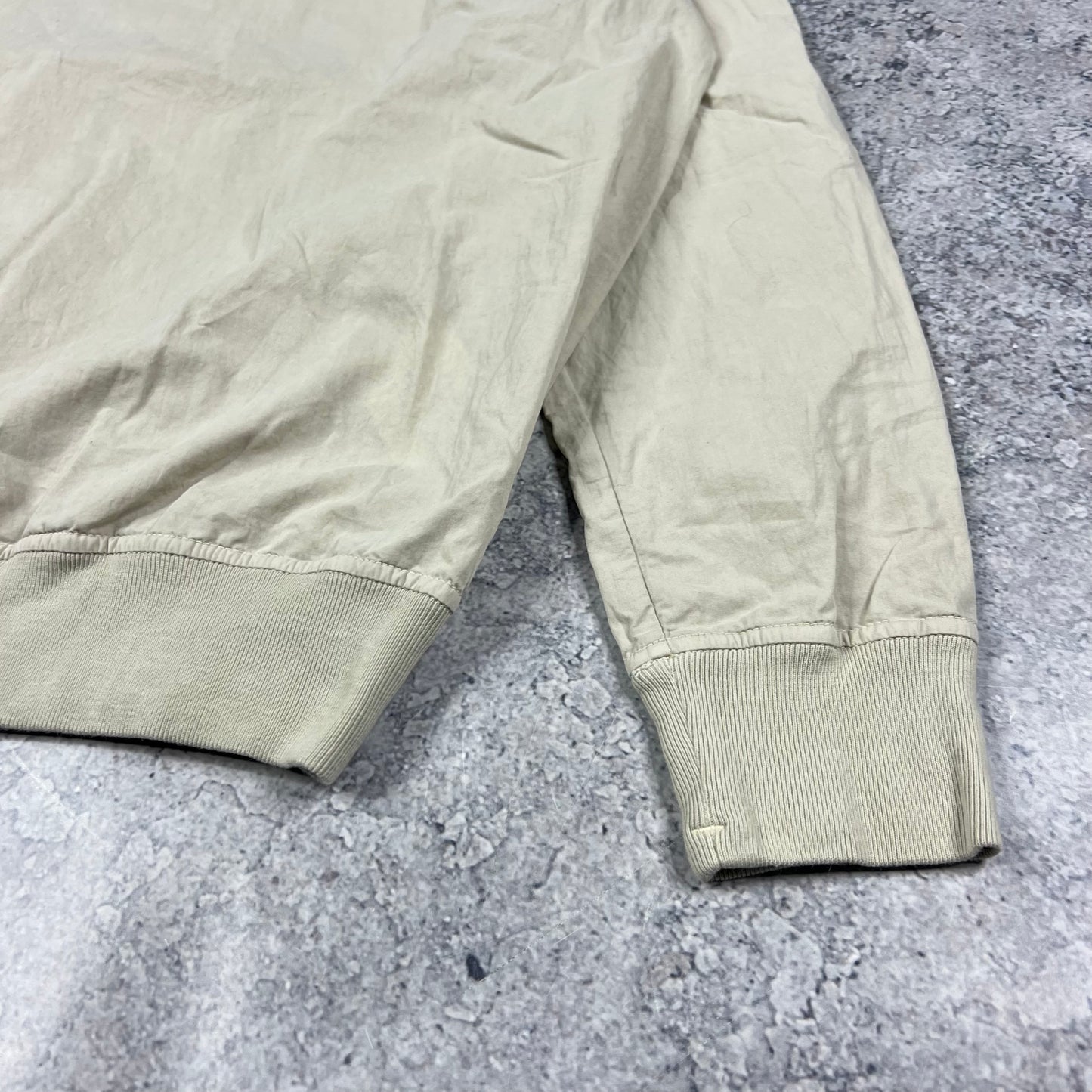 Stone Island Beige Ghost 50 Fili Pullover Small 21.75”