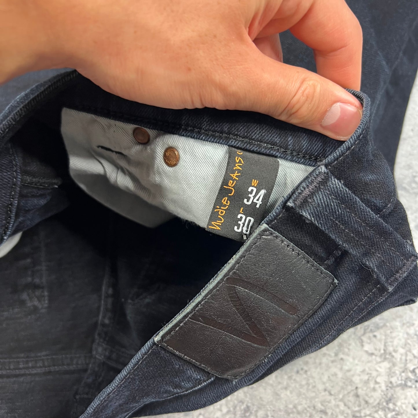 Nudie Navy Jeans W33-34”
