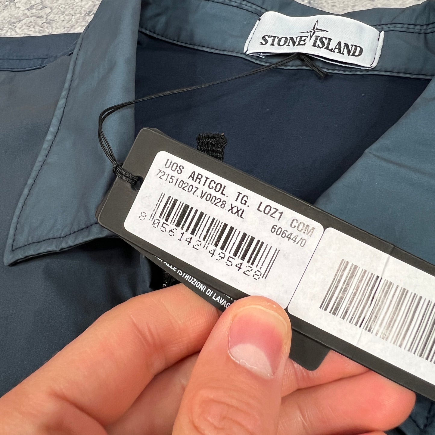 Stone Island Cotton/Mussola Gommata Overshirt XXL BNWT 26”