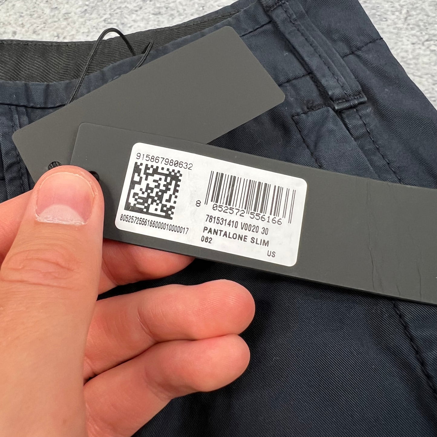 Stone Island Navy Slim Cargo Trousers W30-31” BNWT