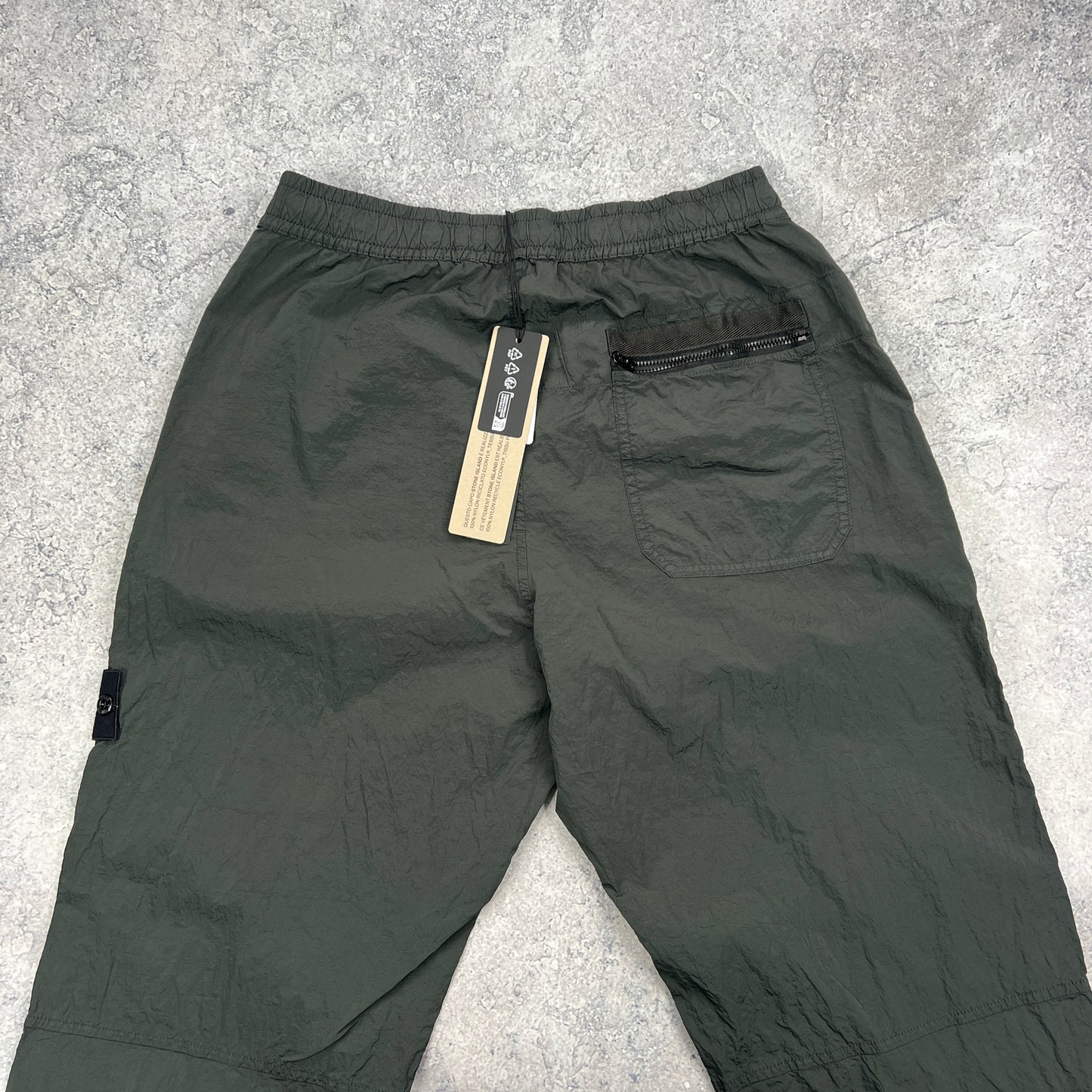 Stone Island Green Nylon Metal Cargo Trousers W30-32” BNWT