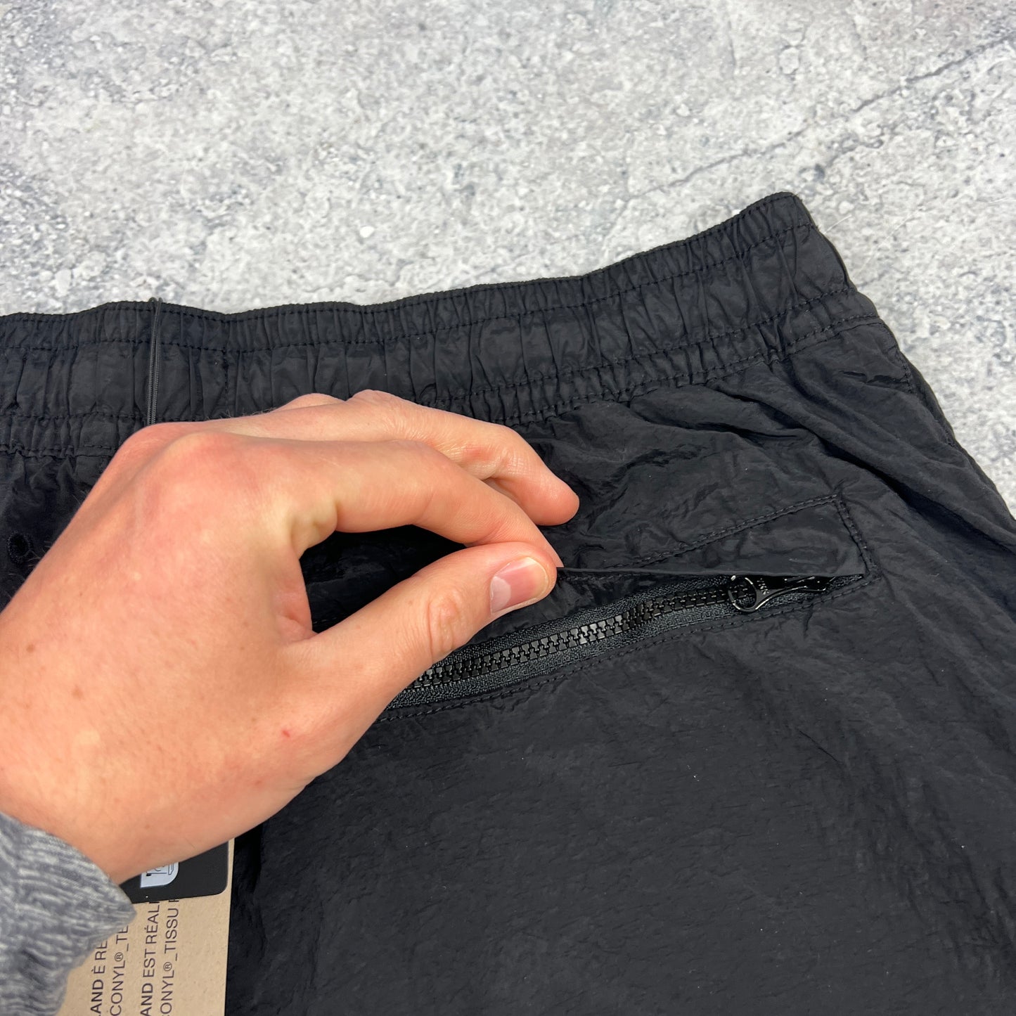 Stone Island Black Nylon Metal Swimshorts Small 30” BNWT