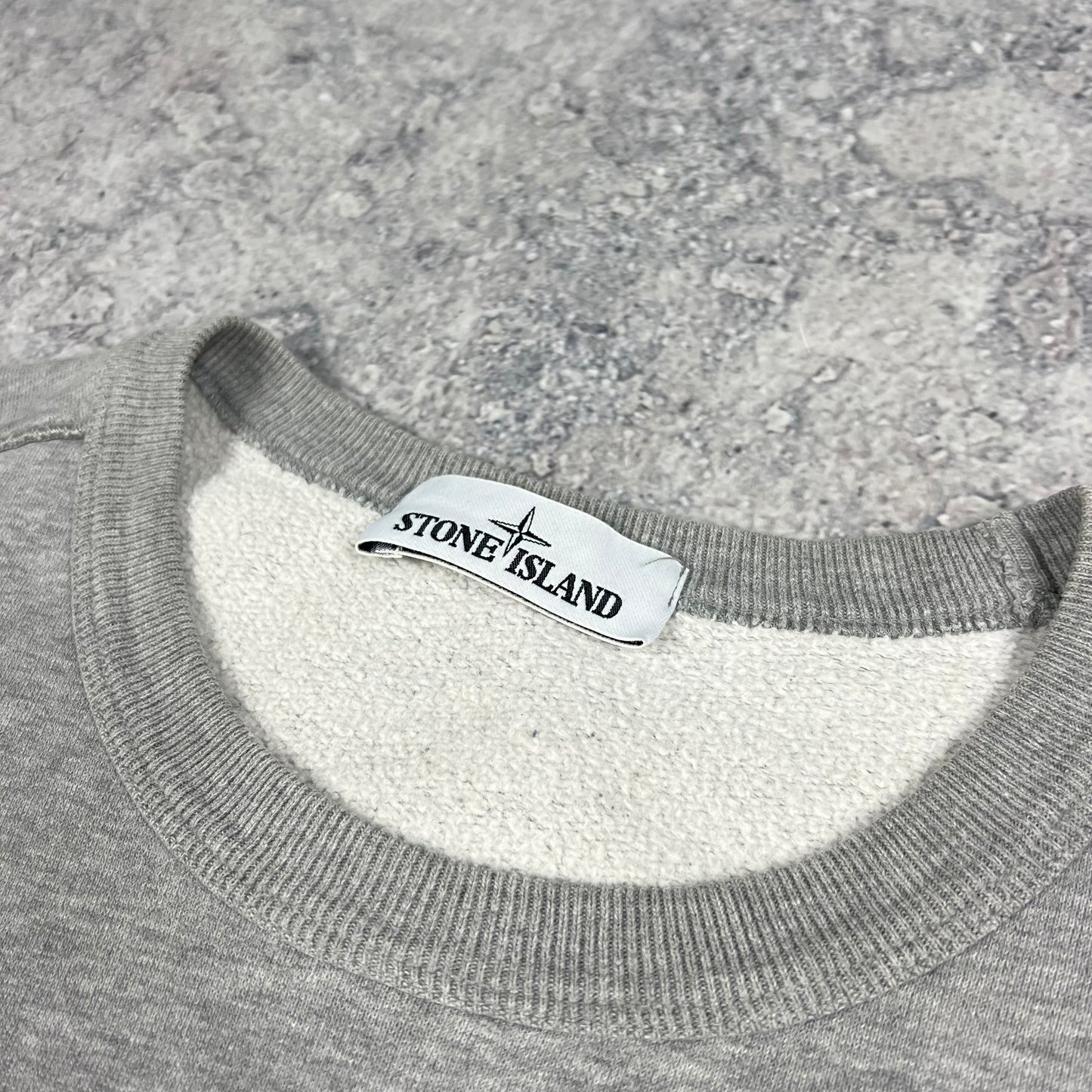 Stone Island Grey Sweatshirt Large 22.5”