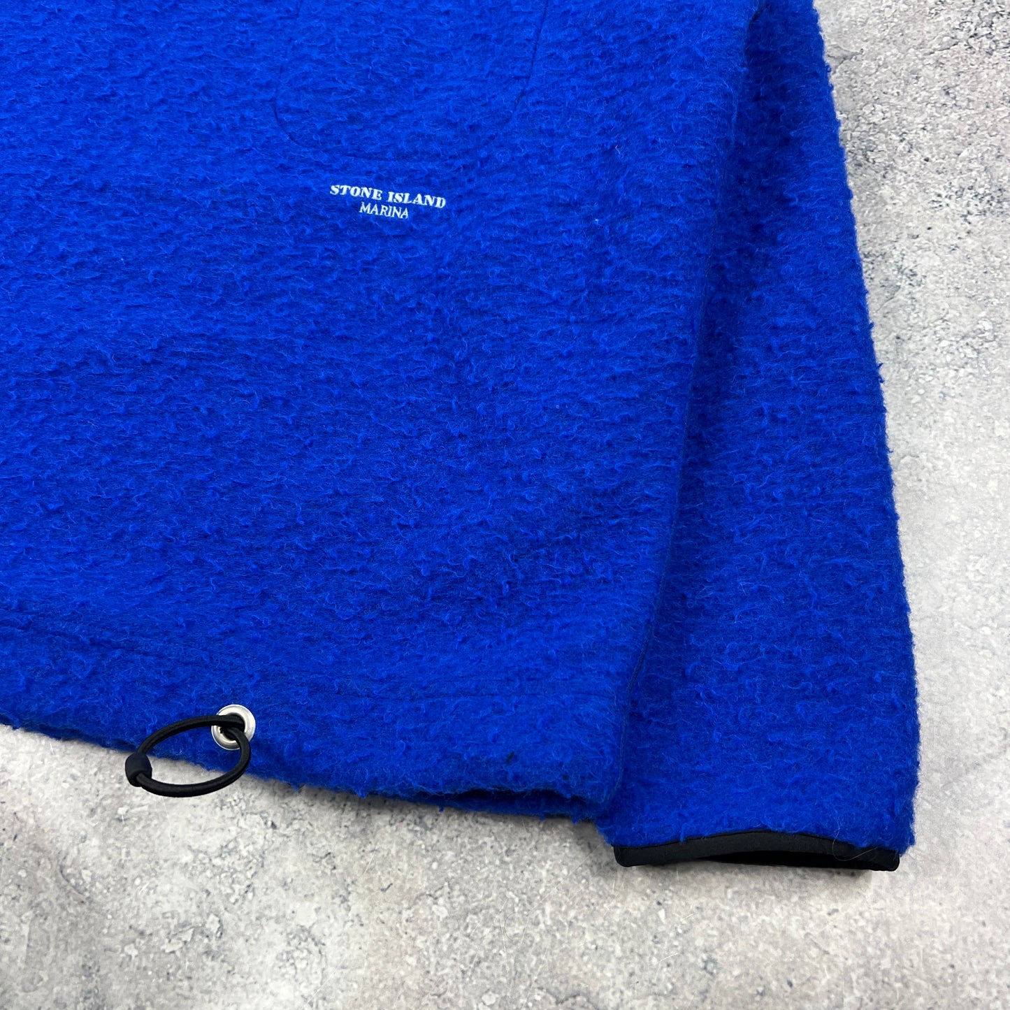 Stone Island Marina Blue Wool Pullover Large 25.25”