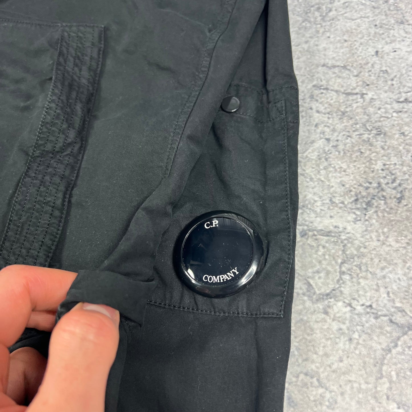 CP Company Black Gabardine Smock Large 23.25”