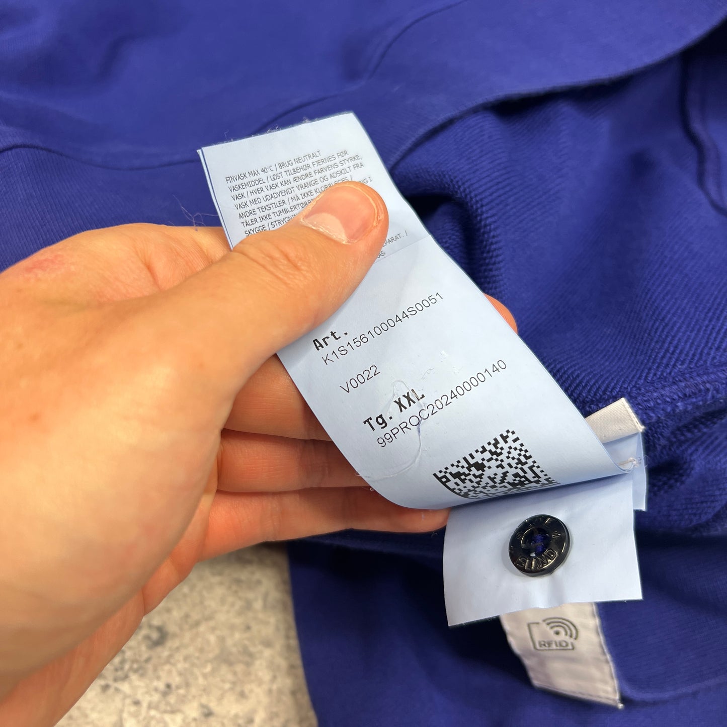 Stone Island Blue Sweatshirt XXL 26”