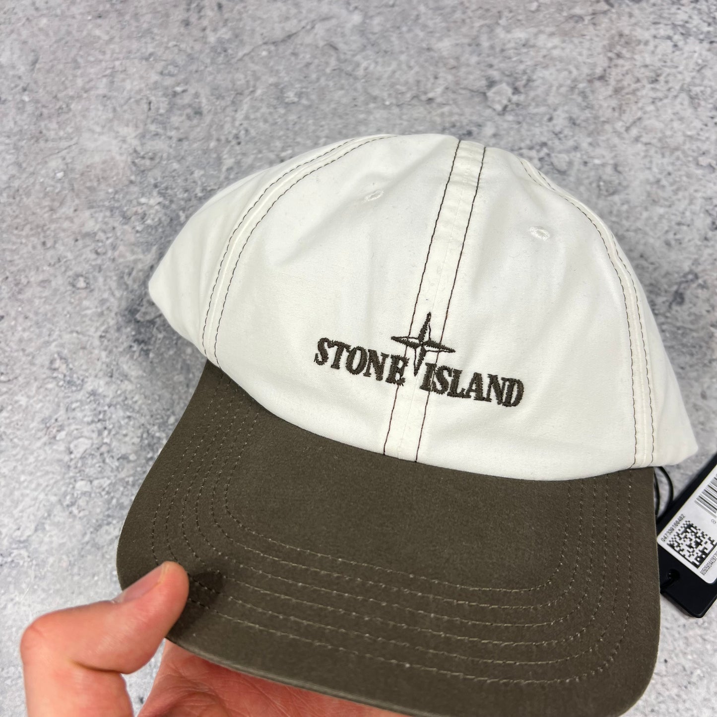 Stone Island Khaki/White Cap BNWT