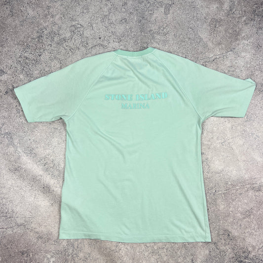 Stone Island Marina Aqua T-Shirt Medium 21.25”