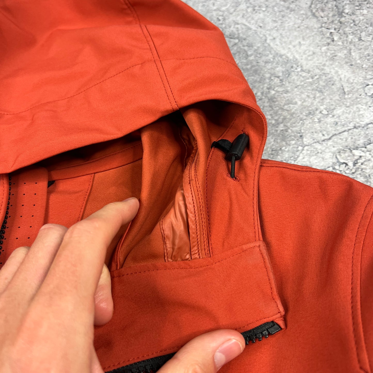 CP Company Orange Lens Shell-R Jacket 48- Medium 22.25”