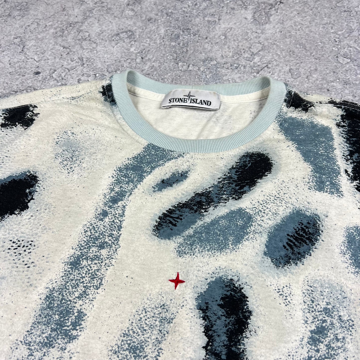 Stone Island Marina Reef Camo T-Shirt Medium 21.75”