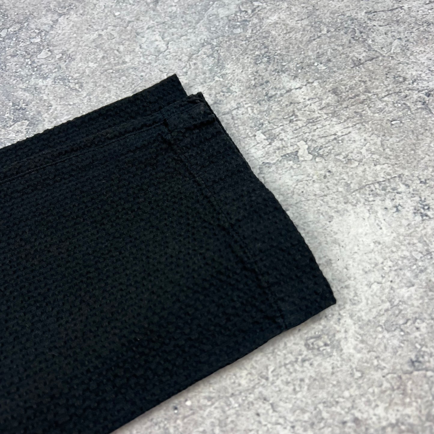 Stone Island Black Seersucker Suit Medium 32”