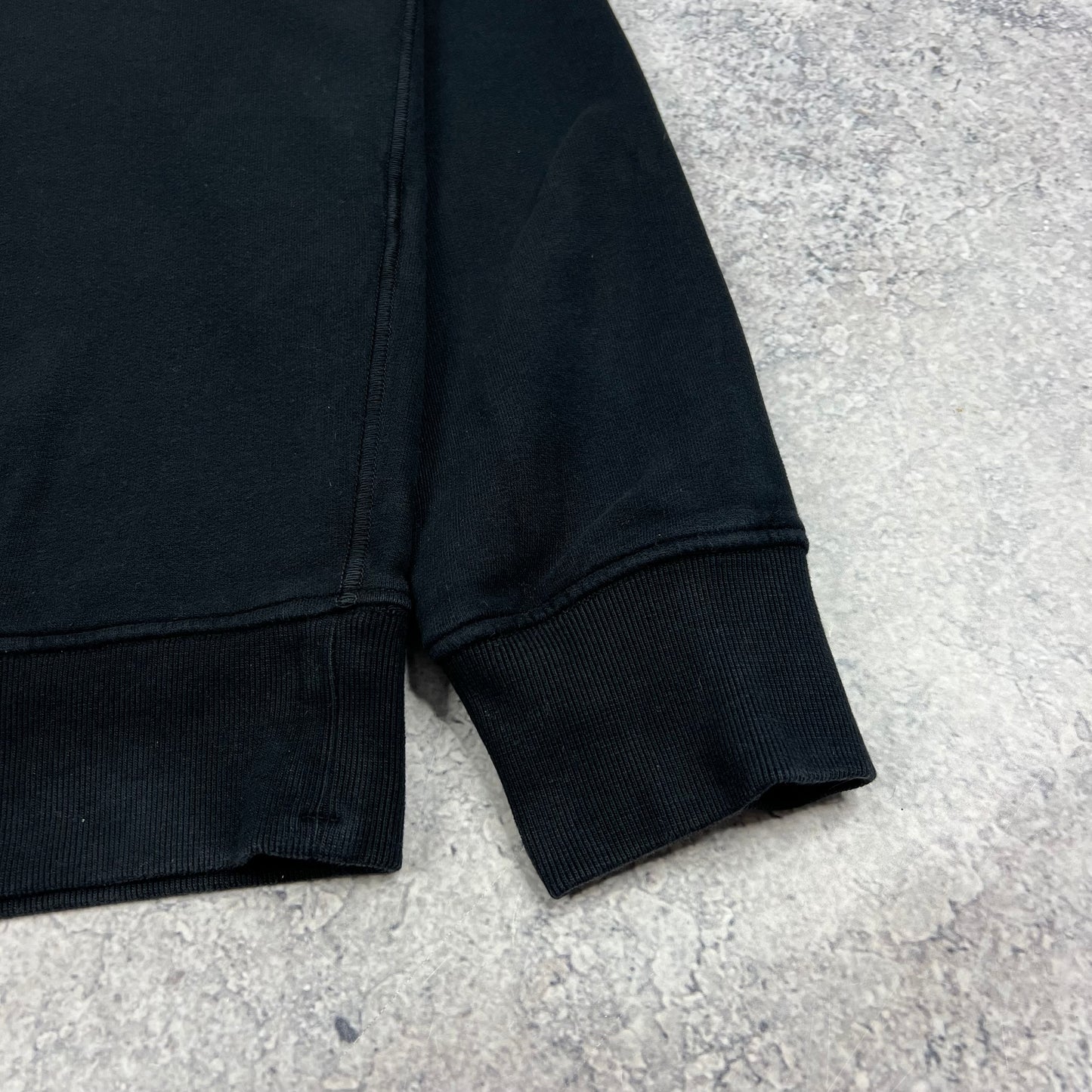 Stone Island Black Sweatshirt Medium 22.25”