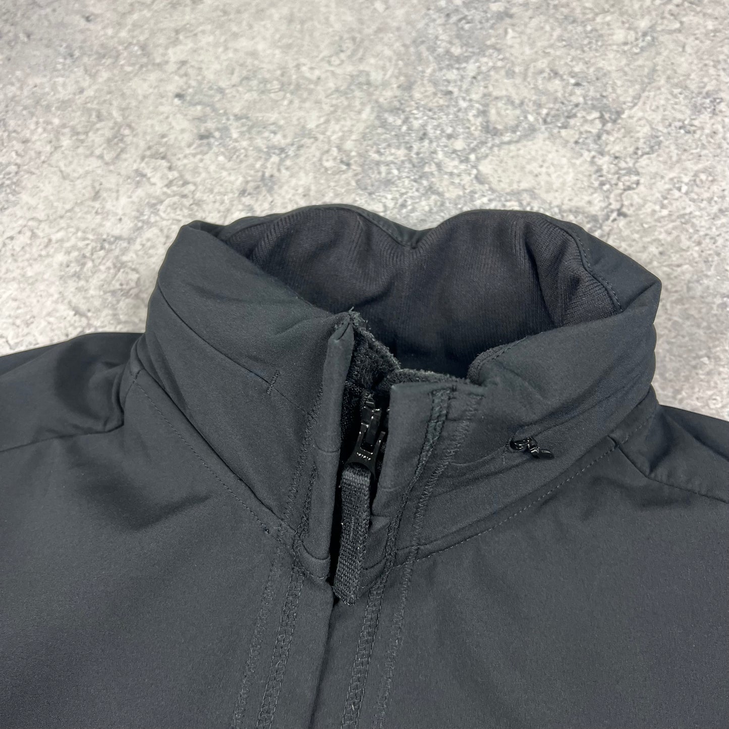 Stone Island Black Softshell Jacket Large 23”