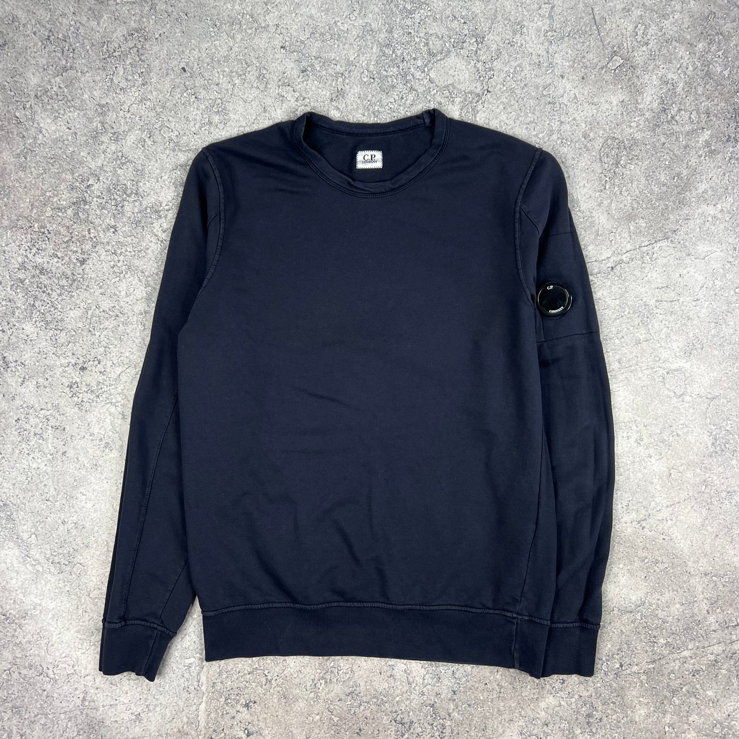 CP Company Navy Lightweight Sweatshirt Medium 20.5”