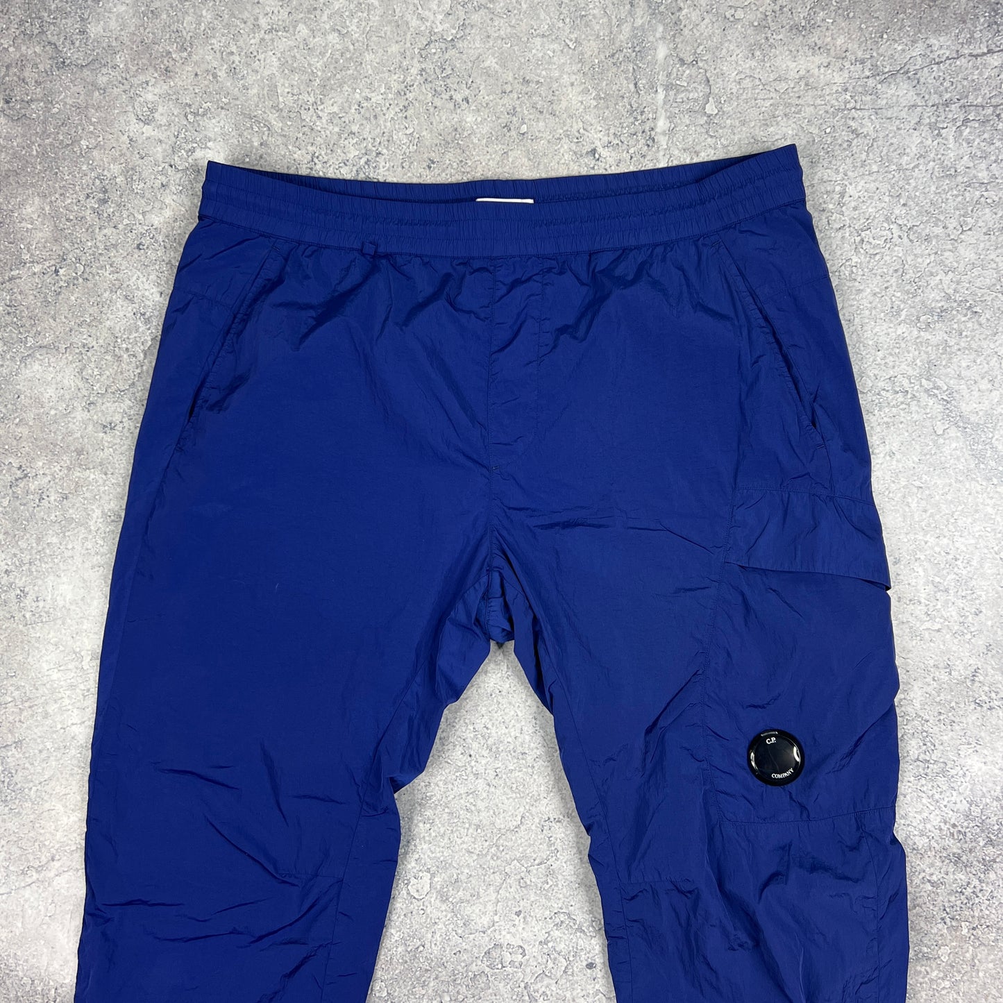 CP Company Blue Chrome Lens Cargo Trousers W40”